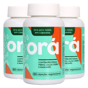 Kit 3x Ora-for-us 60 Cápsulas Vegetarianas - Orá