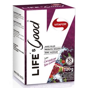 Life's Good Juice Plus Sabor Té Verde con Frutos Rojos (Producto Vegano) 30 Sobres de 4g c/u - Vitafor