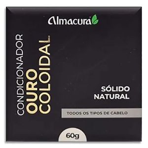 Acondicionador Sólido Oro Coloidal 60g - Almacura