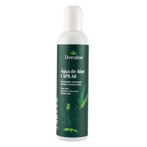 Agua de Aloe Capilar (Aloe vera, Romero y Cúrcuma Eclipta Alba) 200ml - LiveAloe