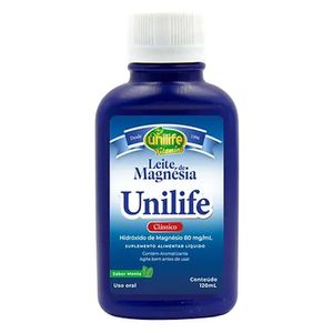 Leche de Magnesia (8% Hidróxido de Magnesio) Sabor Menta 120ml - Unilife