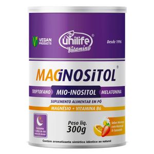 Magnositol (Magnesium Inositol) en Polvo Sabor Maracuyá, Fresa y Manzanilla 300g - Unilife