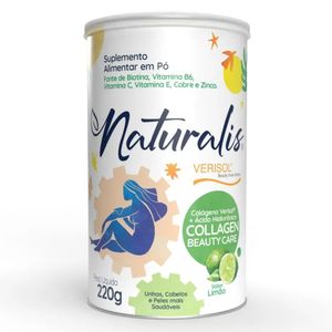Cuidado de belleza con colágeno sabor limón 220 g - Naturalis
