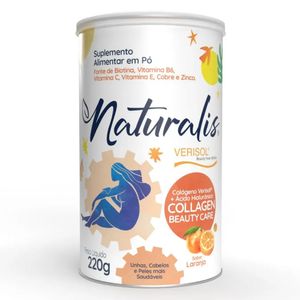 Cuidado de belleza con colágeno Sabor Laranja 220 g - Naturalis