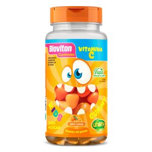 Gummy Kids Vitamina C Sabor Laranja 30 Gomas Veganas - Unilife