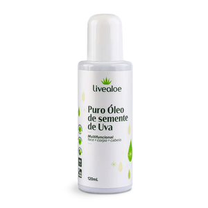 Aceite Puro de Semilla de Uva 120ml - LiveAloe