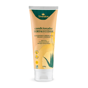 Acondicionador Fortalecedor (Aloe Vera, Nuez de Brasil, Moringa y Ora pro Nobis) 230g - LiveAloe