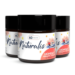 Kit 3x HiOmega - Omega 3 EPA de alta concentración (540 mg) 60 cápsulas - Naturalis