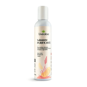 Jabón Purificante (Aloe Vera, Azafrán, Verdolaga Pariri, Ajenjo, Melaleuca) 200ml - LiveAloe