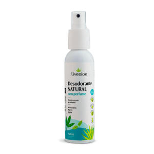 Desodorante Natural Sin Perfume (Aloe vera, Pariri, Lipia) 120ml - LiveAloe