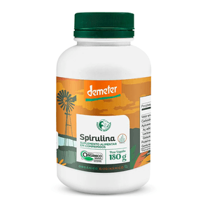 Espirulina Orgánica 180g 360 Comprimidos - Fazenda Tamanduá
