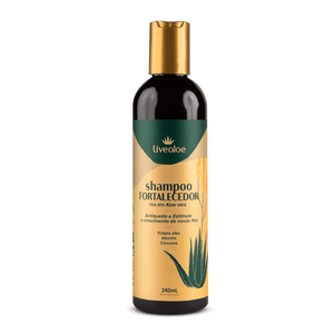 Champú Fortalecedor (Eclipta alba, Romero y Cúrcuma) 240 ml - LiveAloe