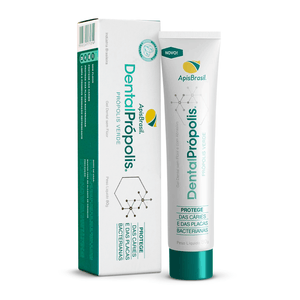 Gel Dental Propóleo Verde (Sin Flúor y Sin Abrasivos) 80g - Apis Brasil